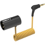 DEITY TRS (M) na XLR 3-pinski adapterski kabel za mikrofon (M), 12", V-Link 3,5 mm